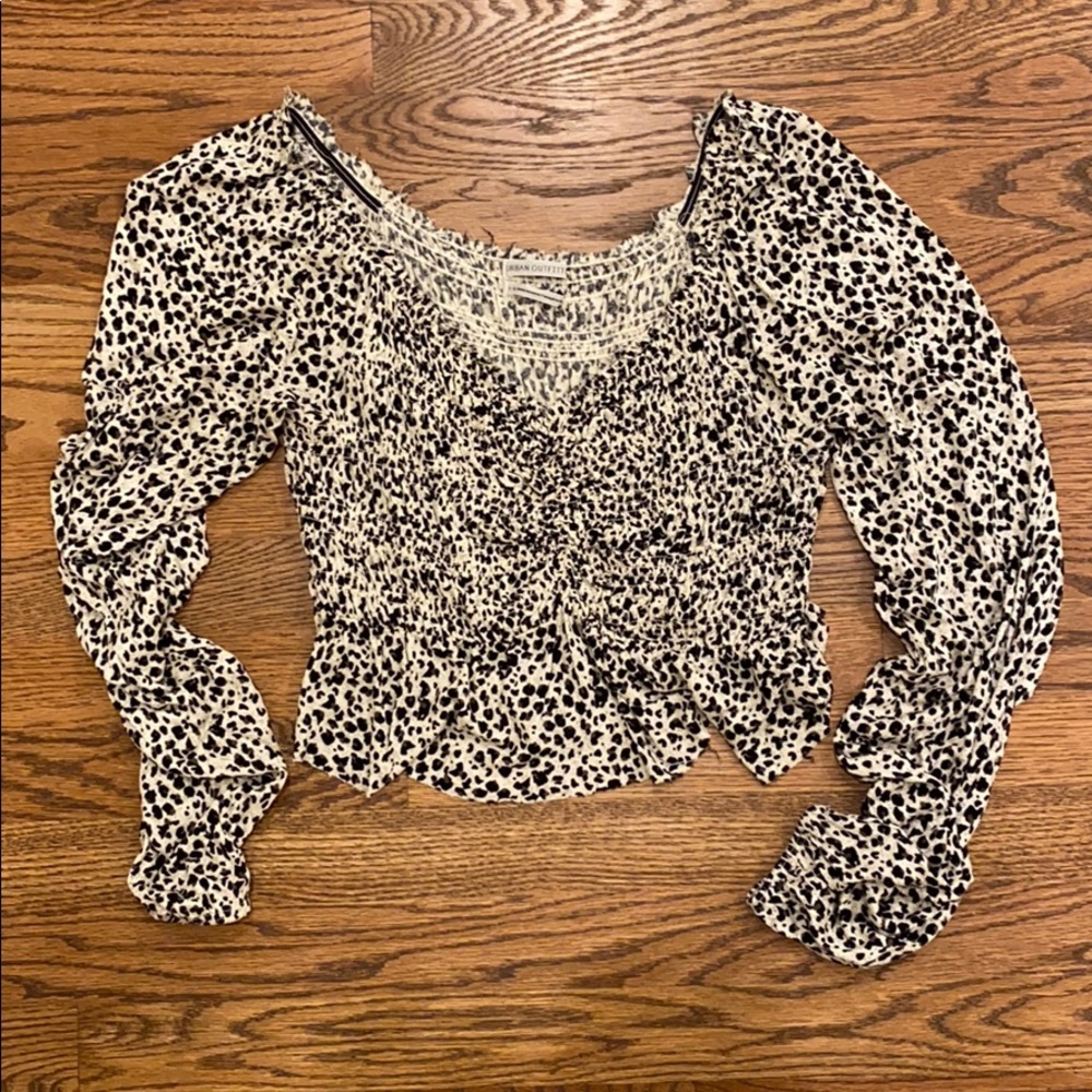 Urban Outfitters cheetah print top